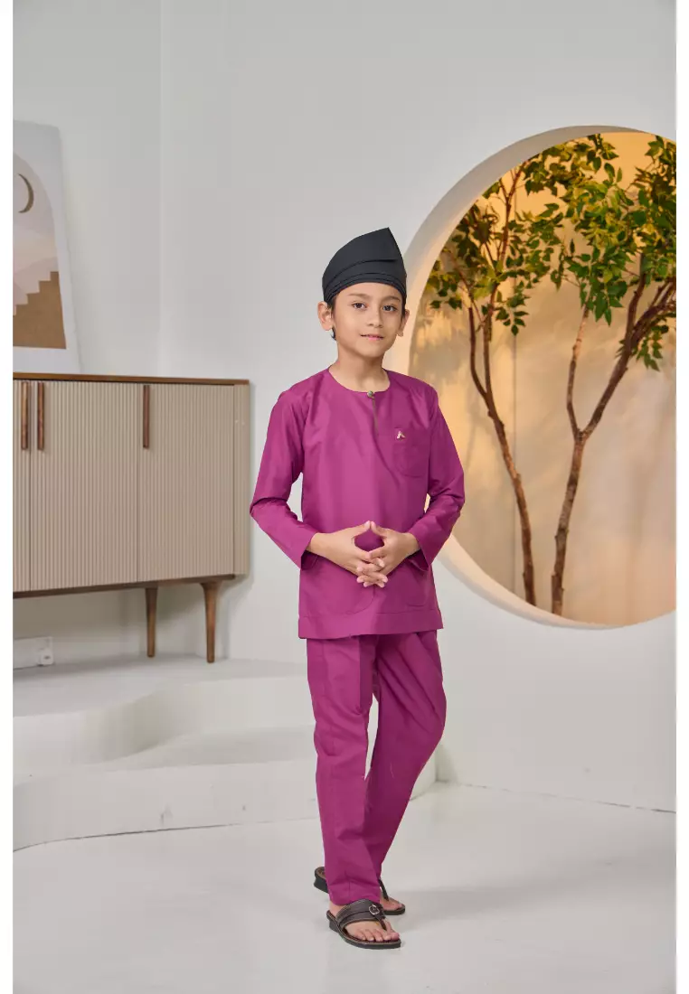 Baju Melayu Moden Teluk Belanga For Kids