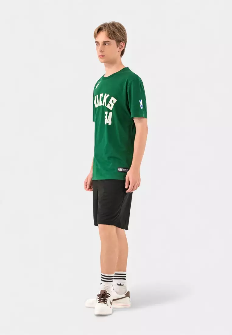 T-Shirt Players Core Milwaukee Bucks  Giannis Antekounmpo Mens