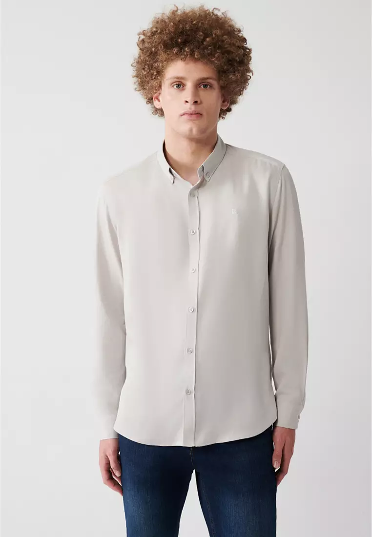 Long Sleeves Collared Shirt