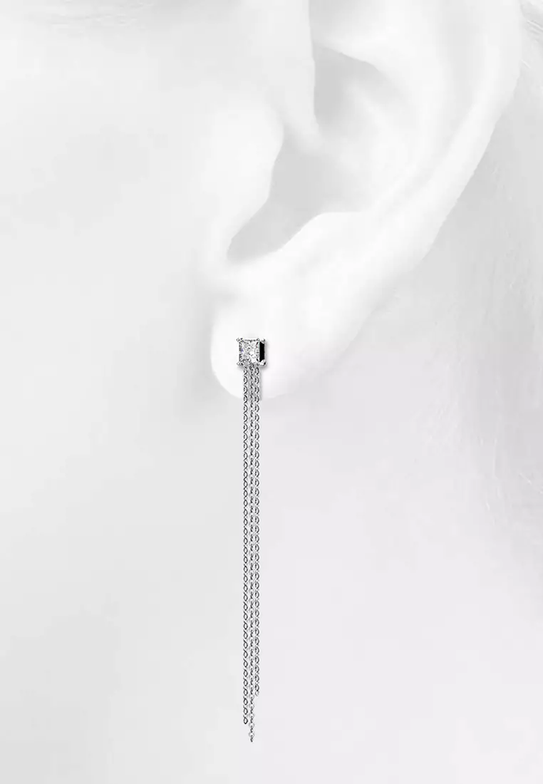 Solid 925 Sterling Silver Khloe Chandelier Earrings