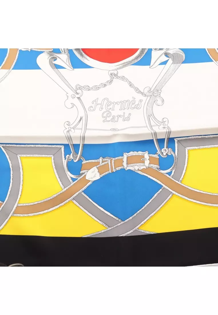 Buy Hermes Pre-Loved Hermès carres 90 L'Instruction du Roy scarf
