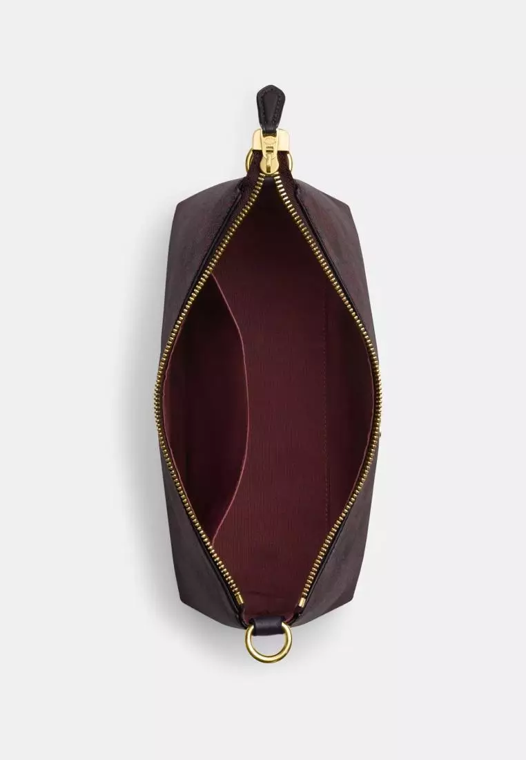 Coach Clara Shoulder Bag In Signature Canvas Oxblood Multi