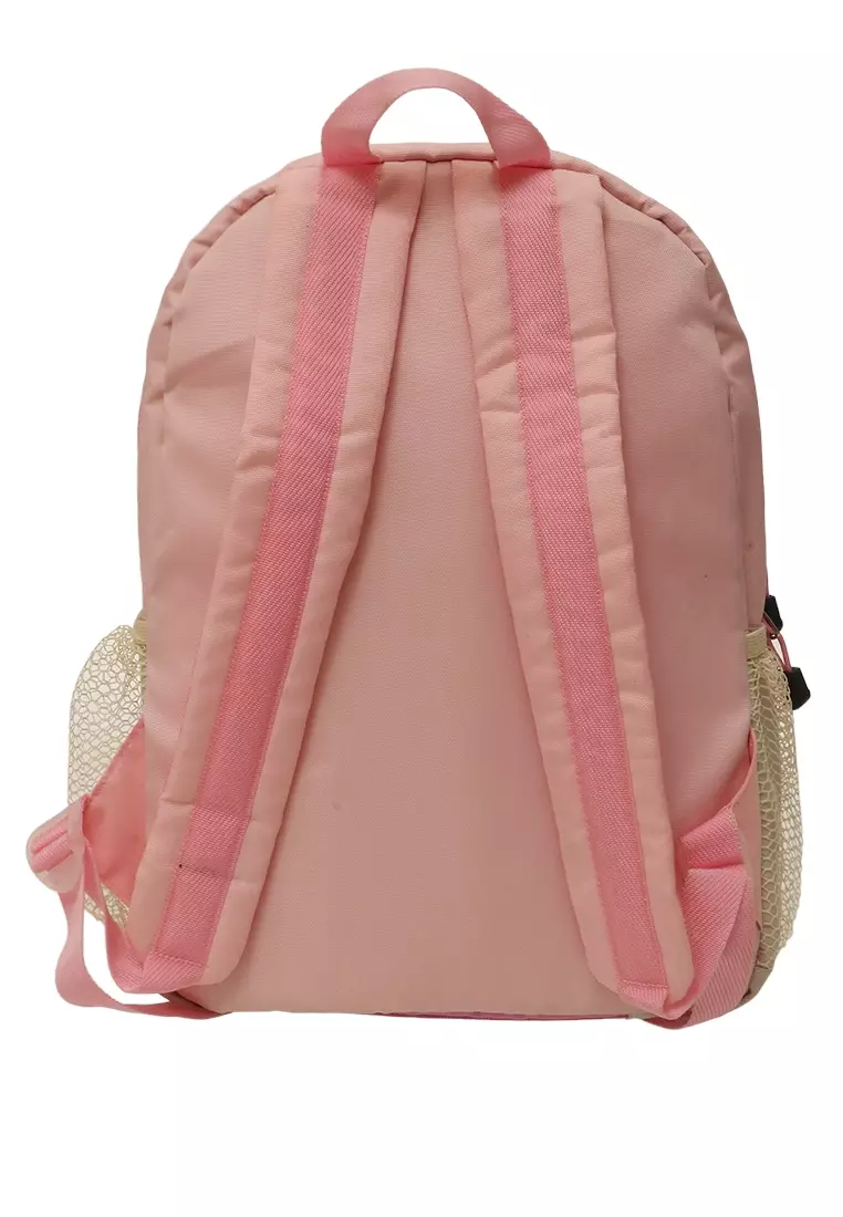 Alessio Tas Ransel Anak Pria Large Compartment Backpack Kids Material Cordura ORIGINAL - Pink Cream