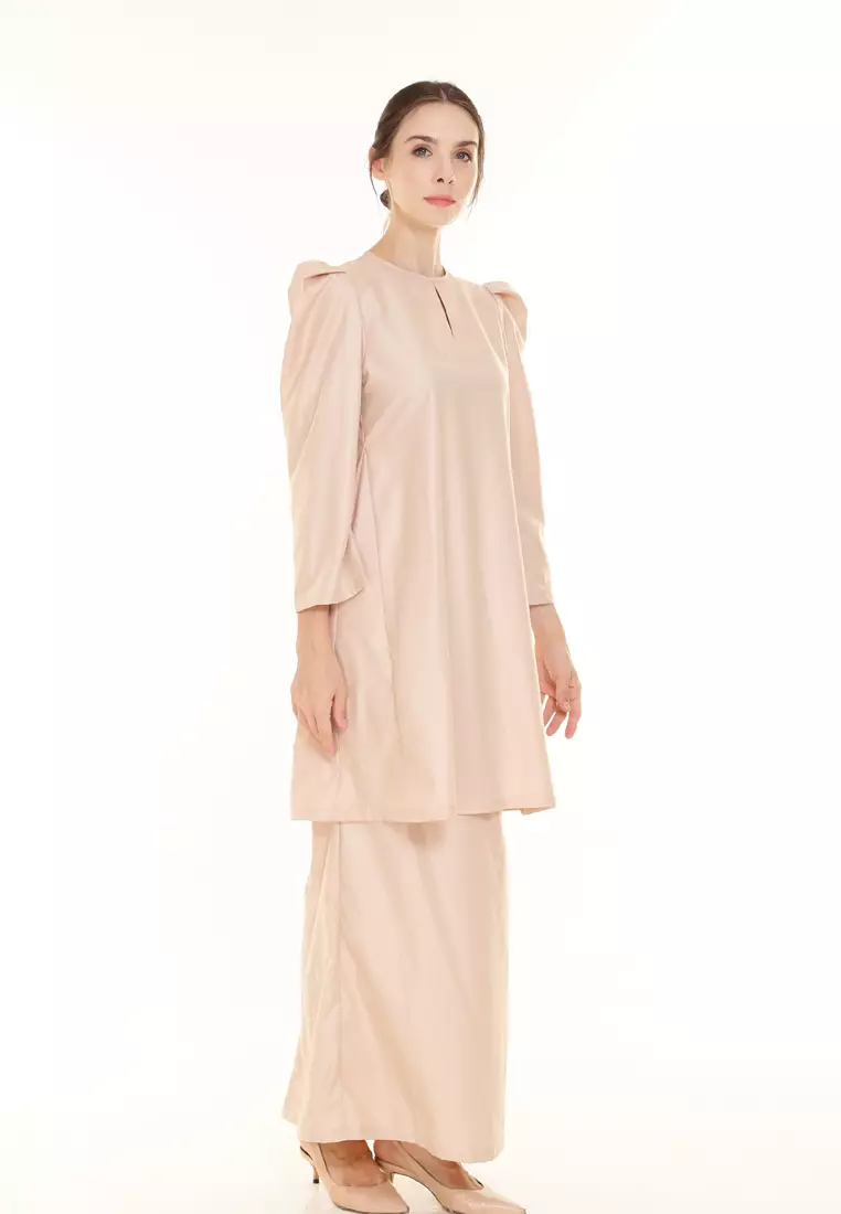 Yarra Kurung Modern in Nude Brown