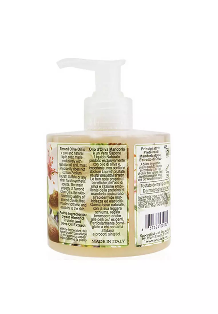NESTI DANTE - Natural Liquid Soap - Almond Olive Oil 300ml/10.2oz