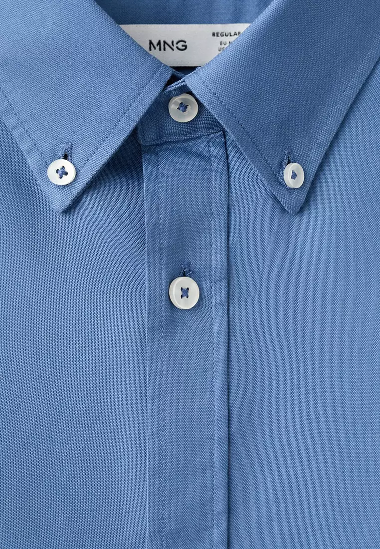 100% Cotton Regular Fit Lightweight Oxford Shirt