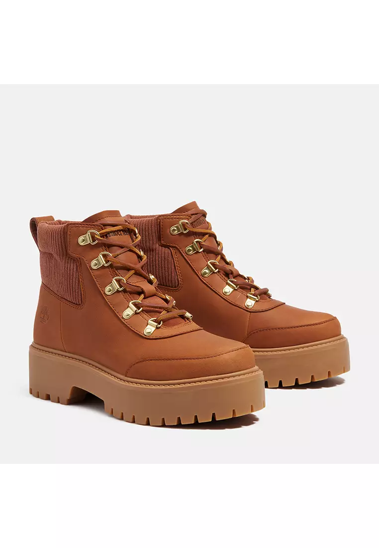 Stone Street Platform Boot for Women - Brown