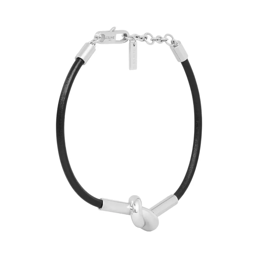 Knot Bracelet Calfskin and Brass Rghw