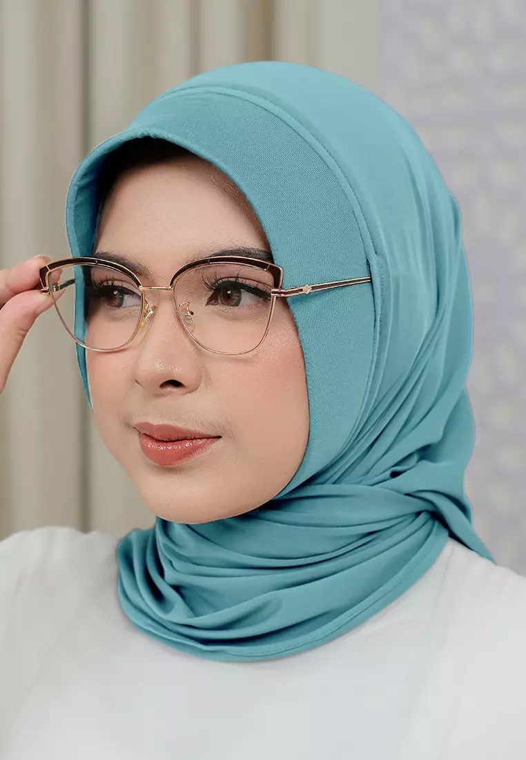 HIJAB INSTAN SOFTPAD AMEENA - SALTED EGG
