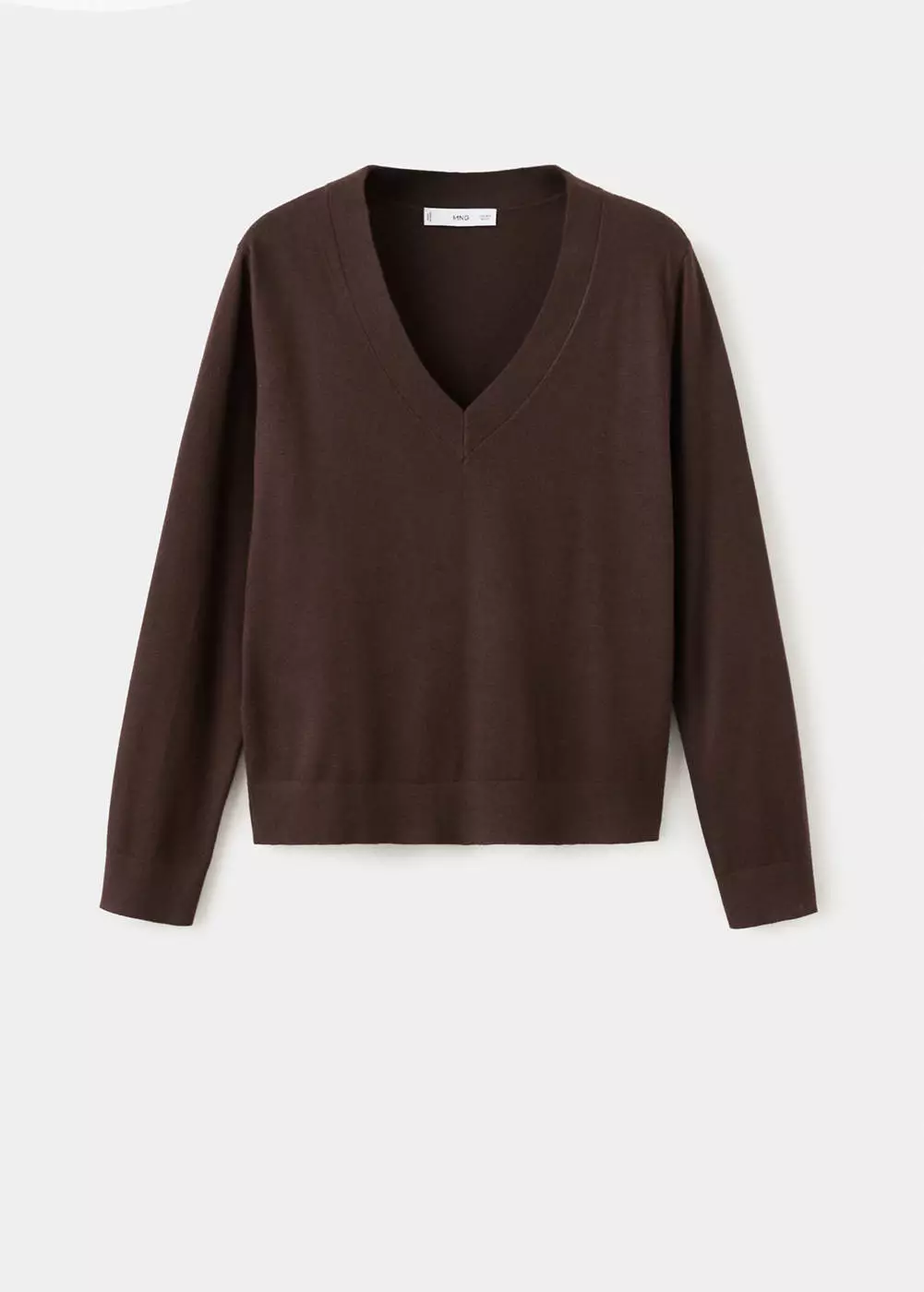 Sweater rajut kerah V