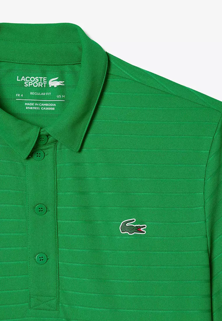Buy Lacoste Men's Lacoste SPORT Textured Breathable Golf Polo Shirt
