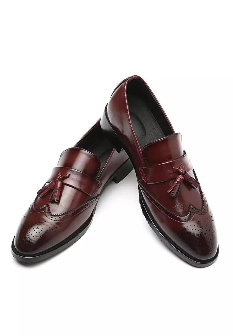 Galliano Tassel Synthetic Leather Brogues WZWH-B07
