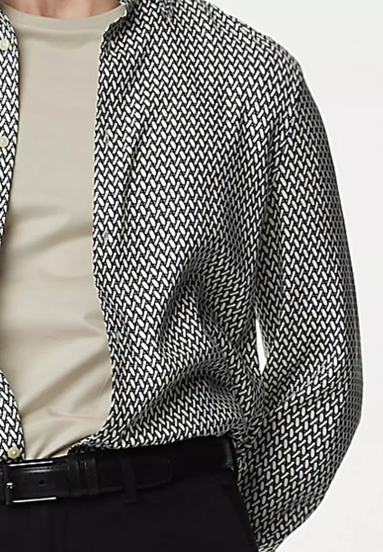 Geometric Print Shirt