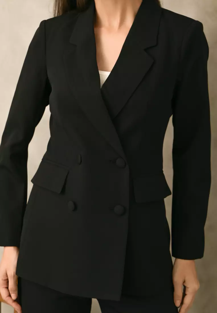 双排扣西装外套