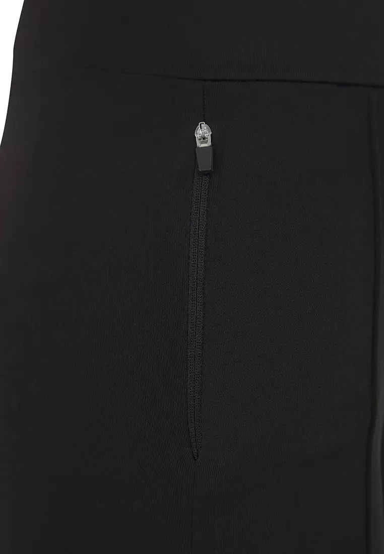 Pocket Detailed Knitted Sports Tights