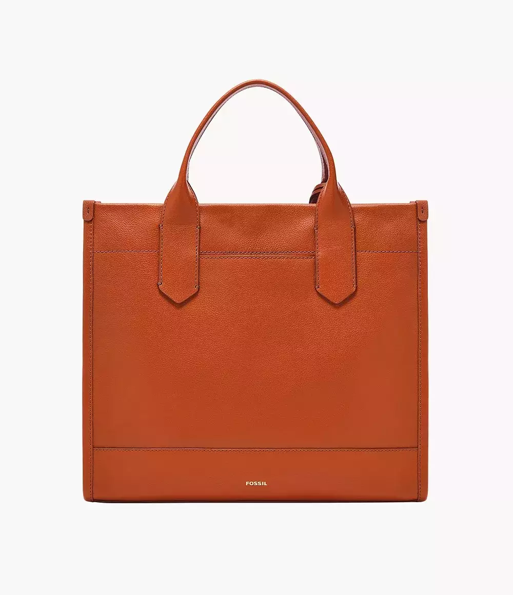 Jual Fossil Fossil Kyler Large Tote Bag Red Clay Tas Wanita SHB3103619