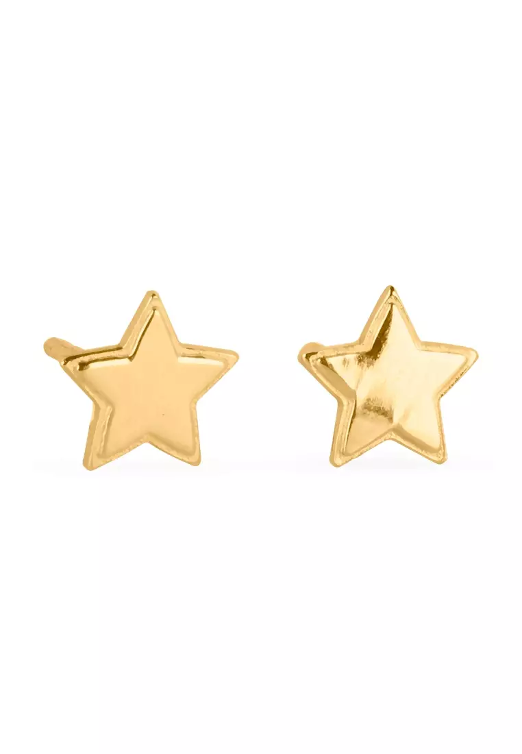 Stellar Studs Earrings 14k Gold