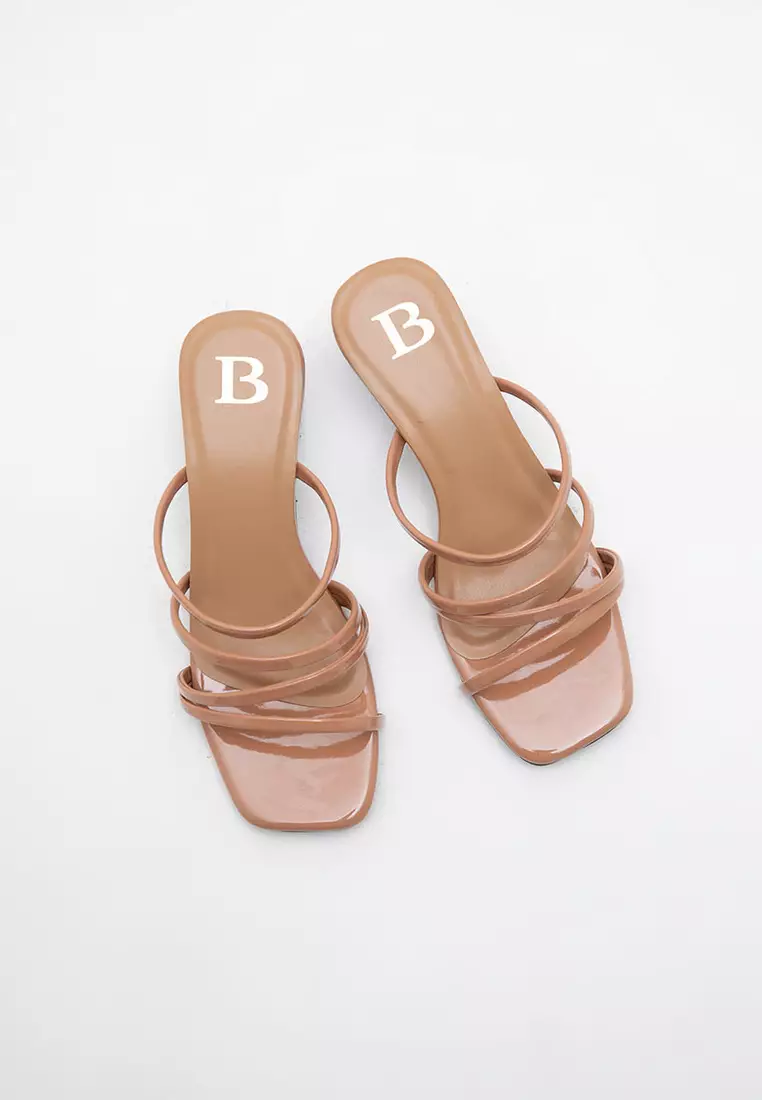 Sofia Ivanka Heels Strappy Khaki