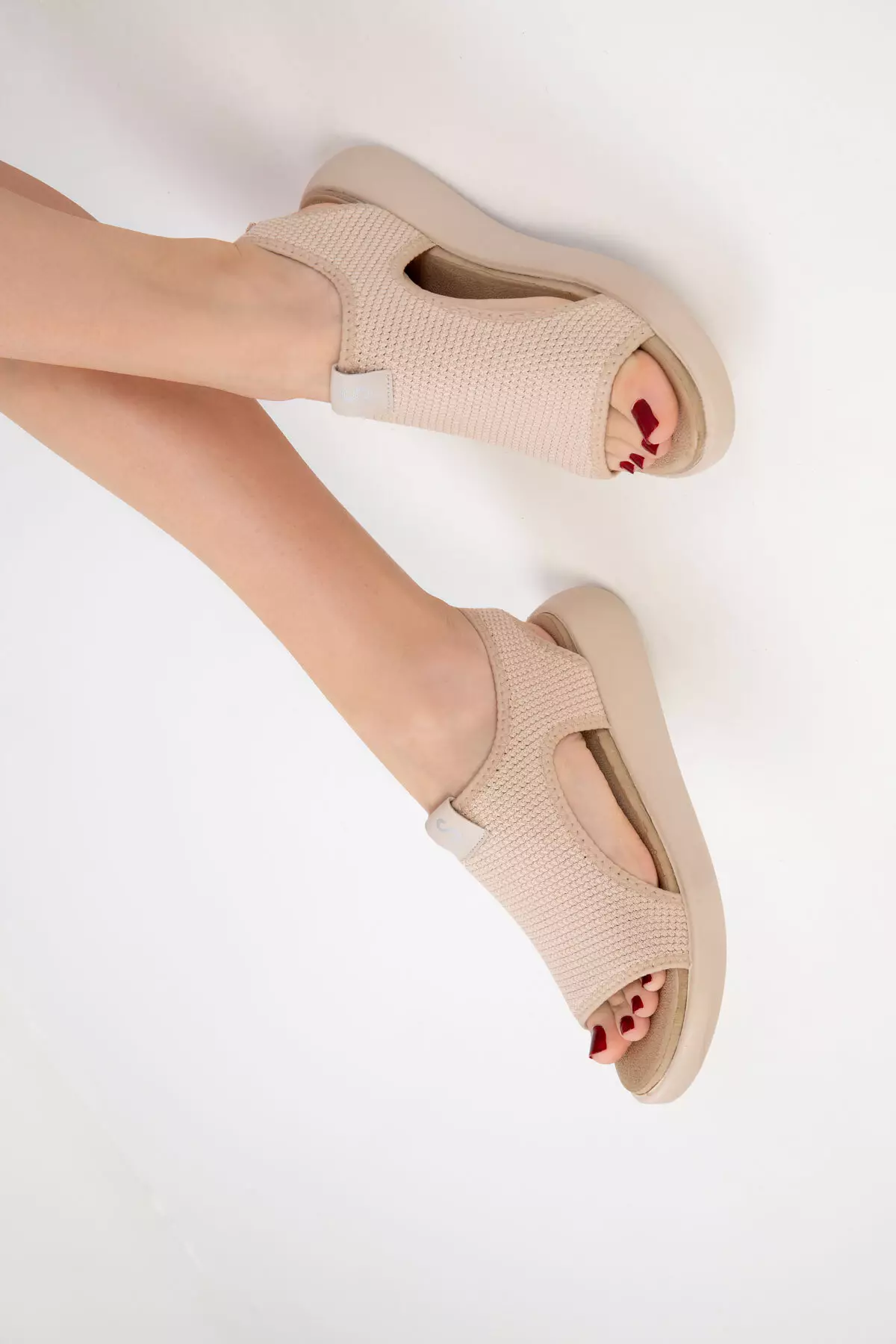 Beige Women's Sandals 16136