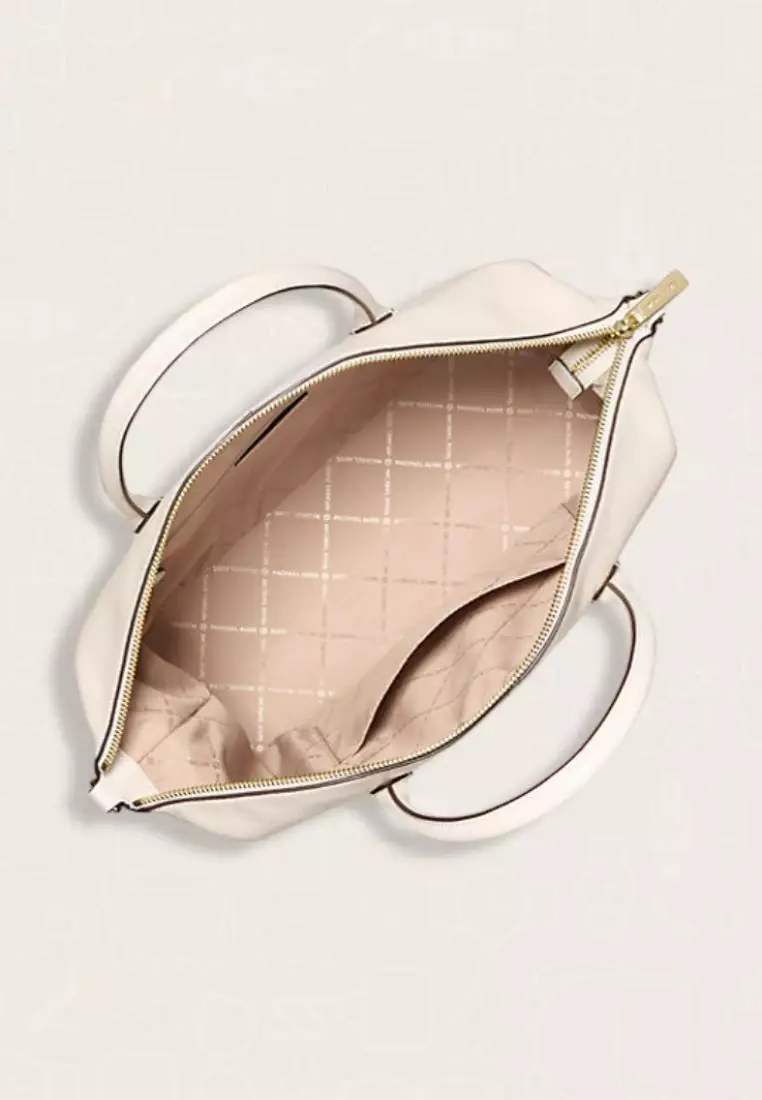 【国内即発】マイケルコース HYDE LG SATCHEL LEATHER LT CREAM 国内即発】マイケルコース HYDE LG SATCHEL LEATHER LT CREAM