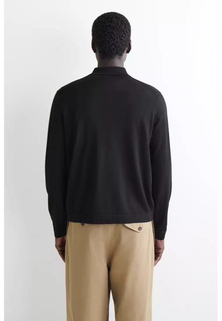 KNITTED MERINO WOOL SHIRT