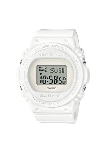 white casio baby g watch