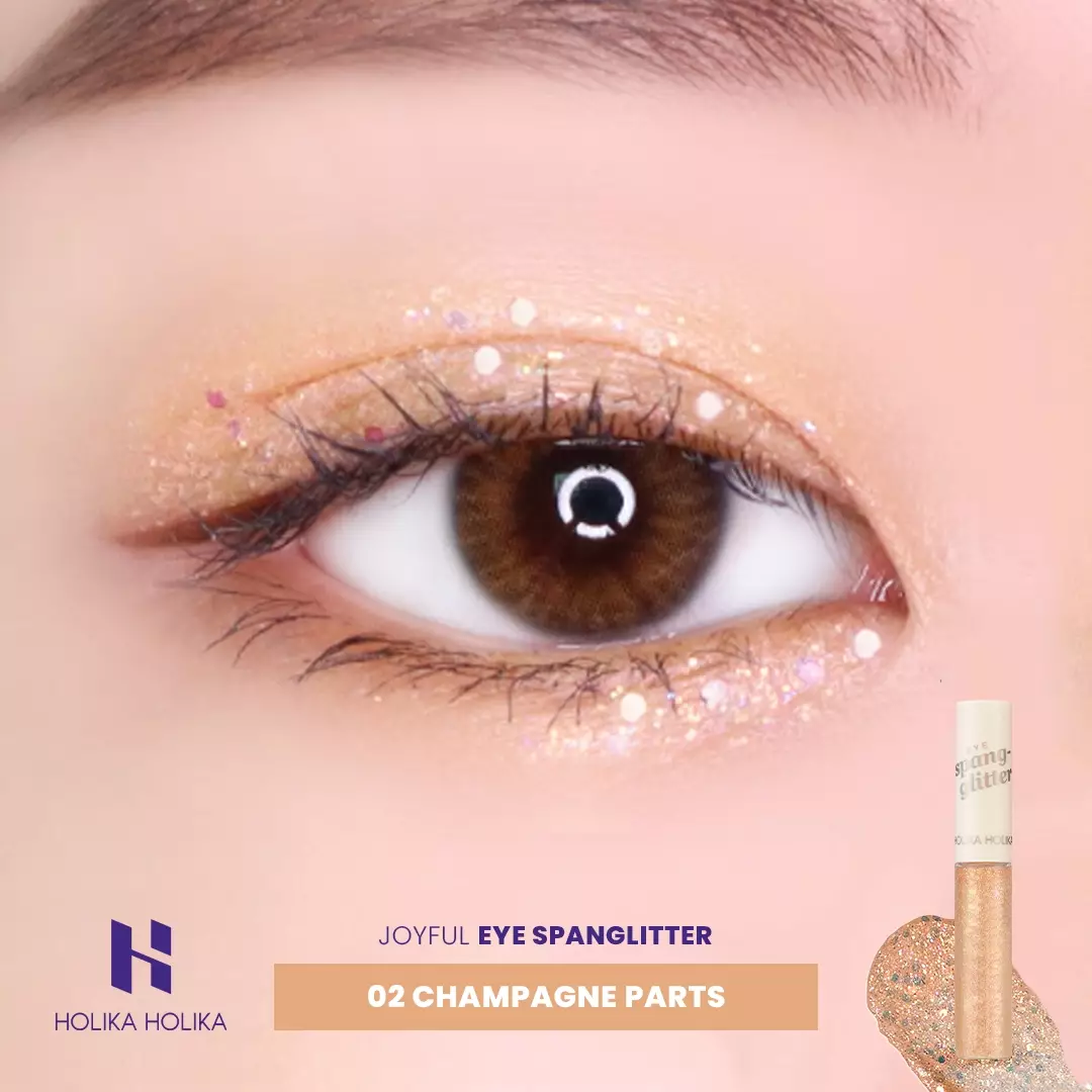 Holika Holika Eye Spanglitter - 02 Champagne Parts