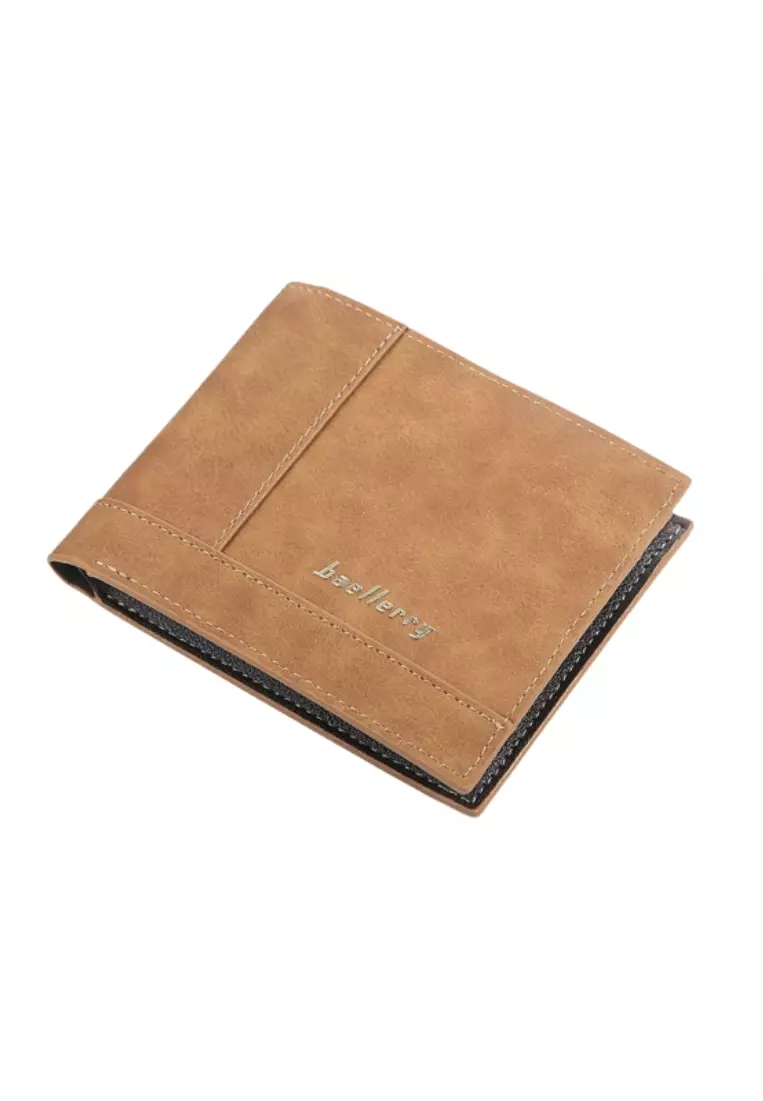 Dompet Lipat Pria Model Pendek Style Korean Bahan Kulit PU Leather Quality Premium ORIGINAL