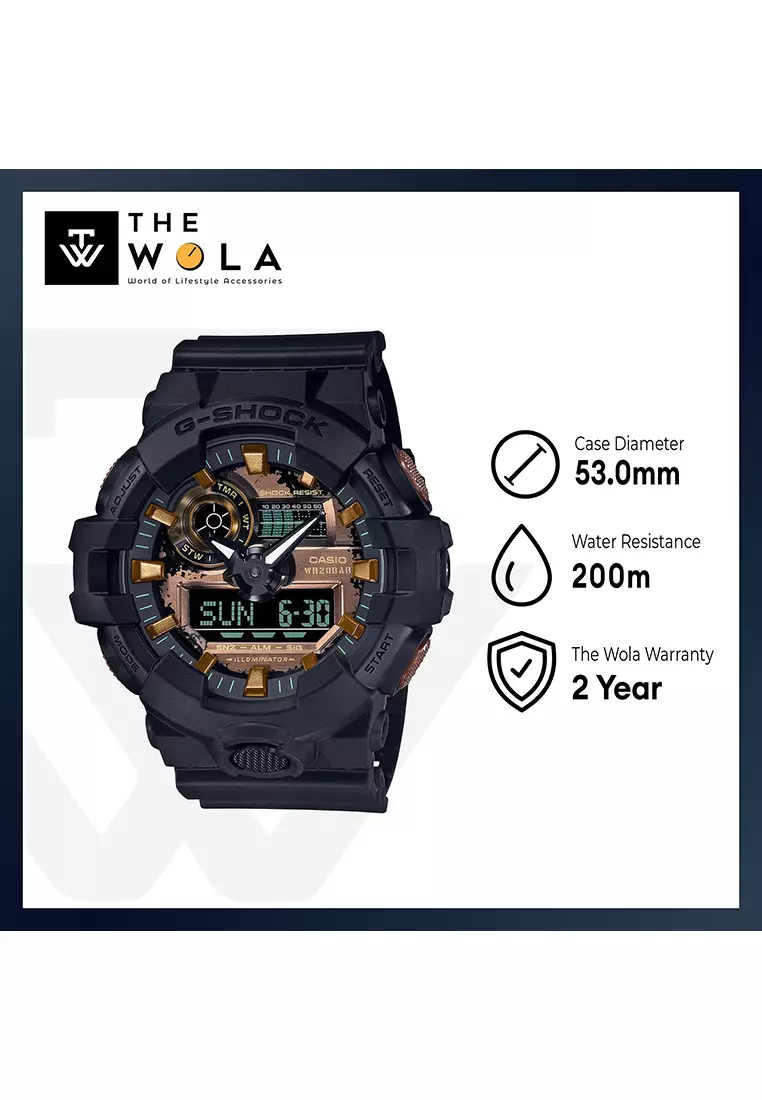 Casio g shock leather best sale