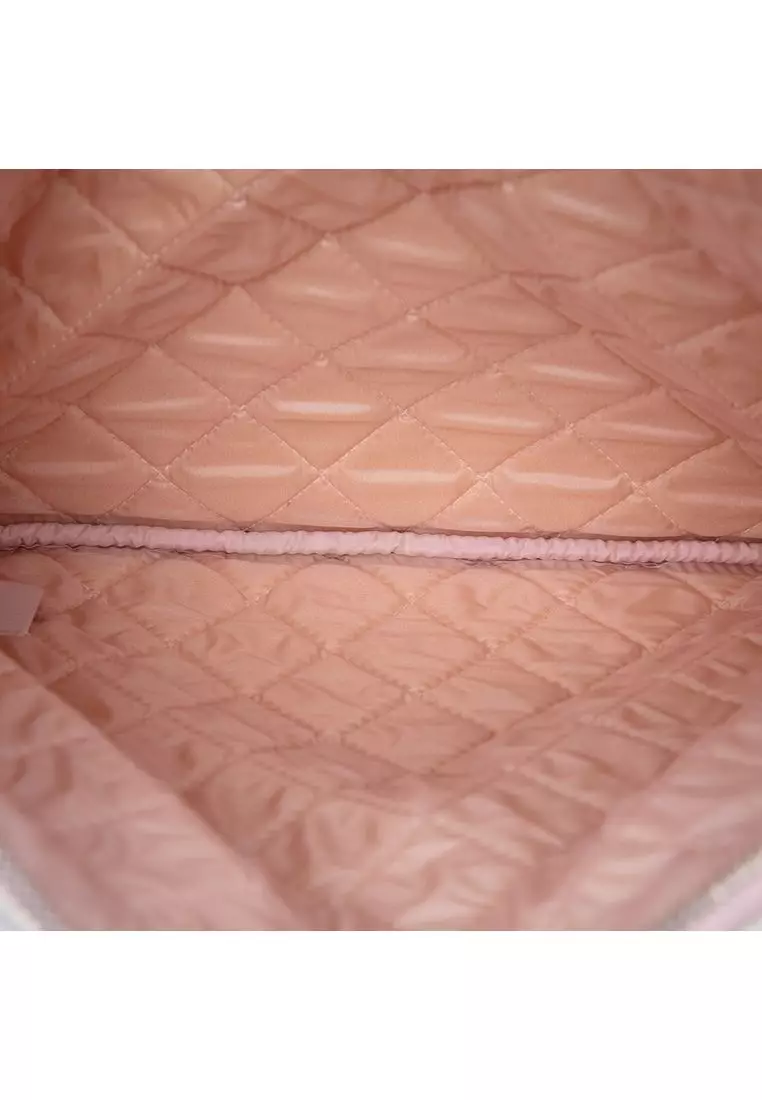 Pre-Loved Chanel Medium Raffia Deauville O Case Clutch