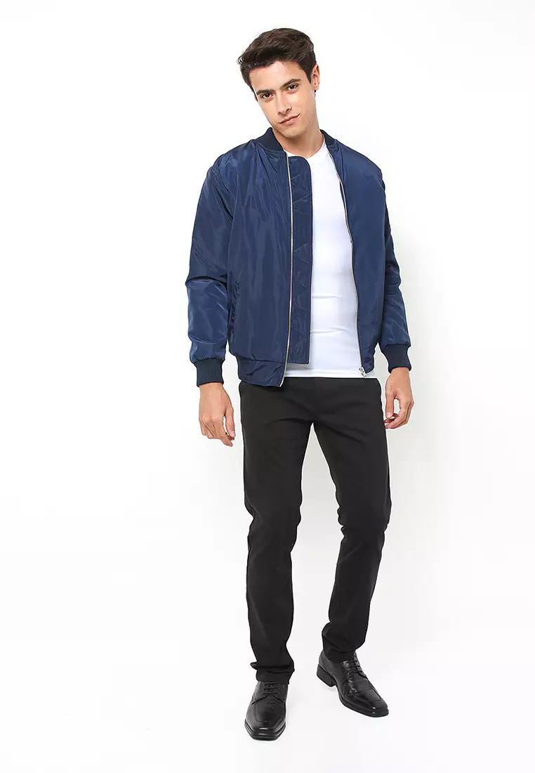 FLEXZONE Bomber Jacket Exclusive Navy