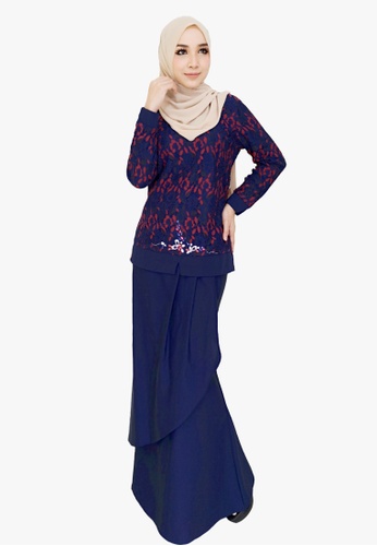 Lacey Kurung from Zoe Arissa in Blue