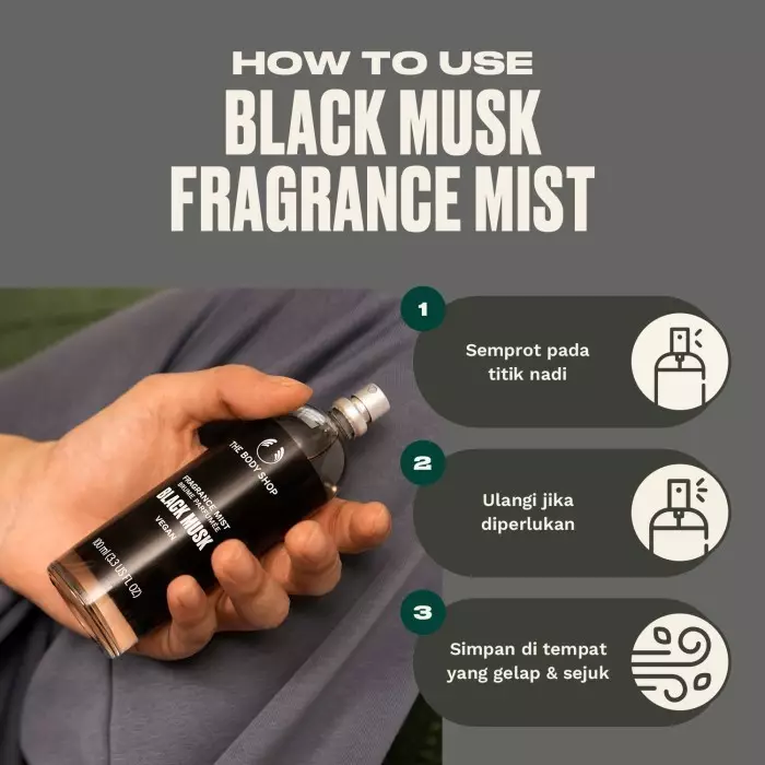 Black Musk Fragrance Mist 100Ml