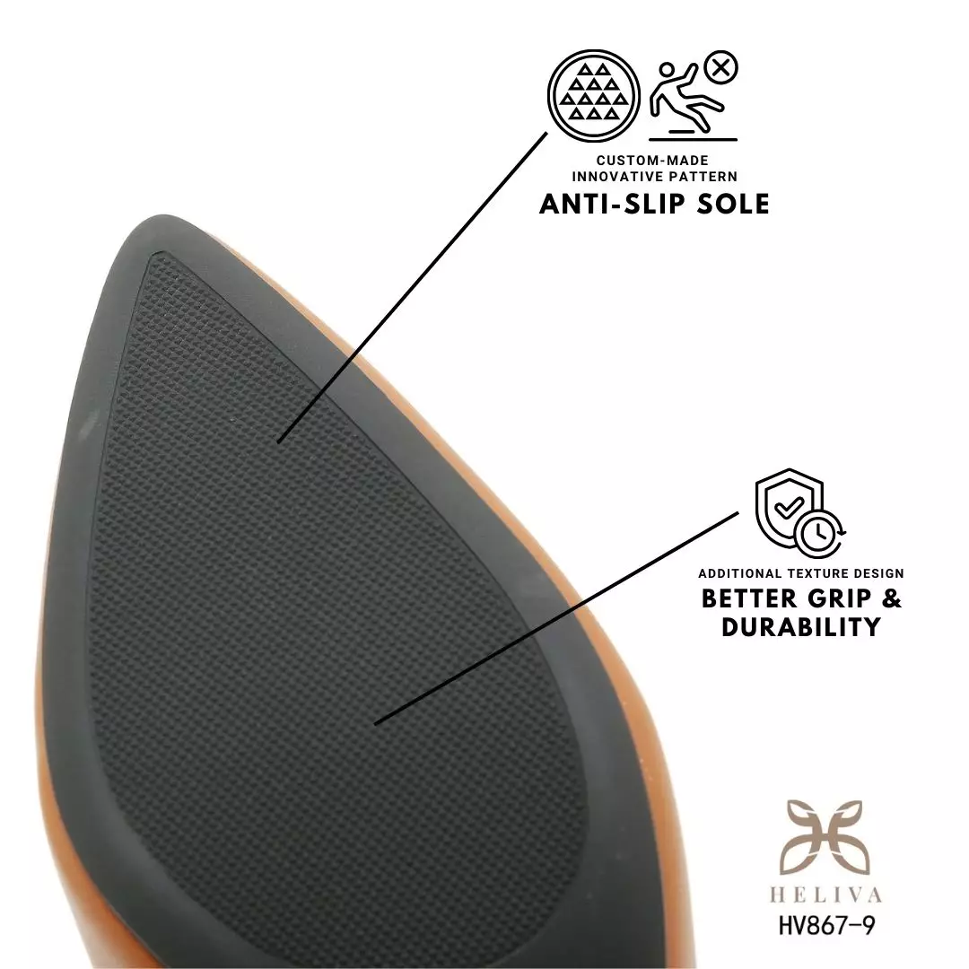 Heliva Miora Minimalist Matte Pointed Toe Heels 5.5cm HV867-9