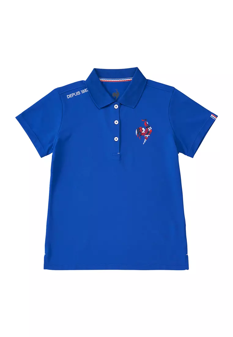 Red white and cheap blue polo shorts