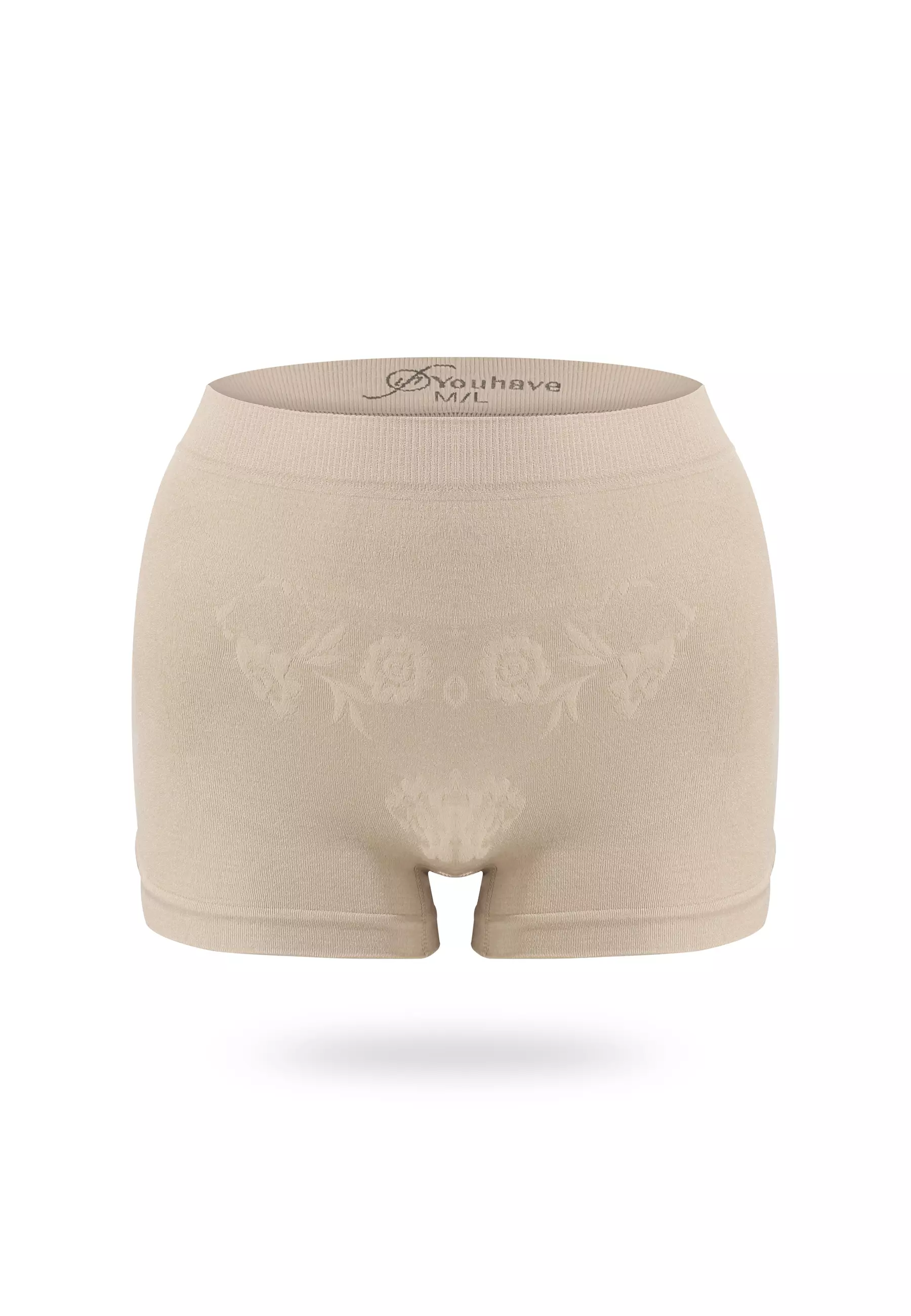 YouHave ( You’ve ) 3PCS Celana Dalam Boxer Wanita Korset Celana Pendek Short Boxer Sport Slimming Boyshort  Boy Short Wanita Rajut 300089