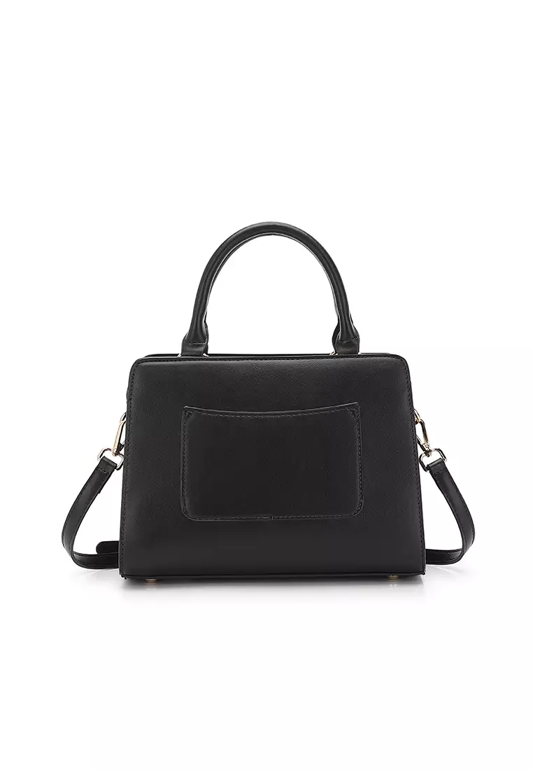 Women's Top Handle Bag / Sling Bag / Crossbody Bag / Shoulder Bag (Tas Tangan Wanita / Tas Selempang Wanita / Tas Bahu Wanita) - Hitam