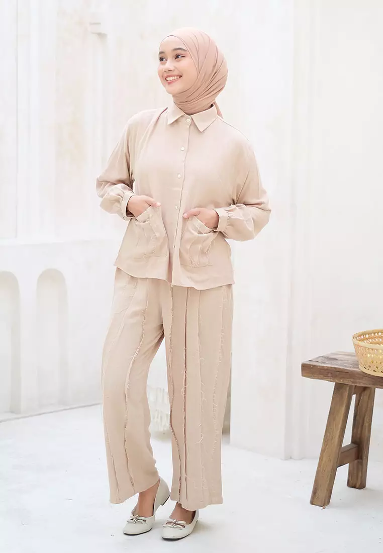 Tale Linen Set Creamy