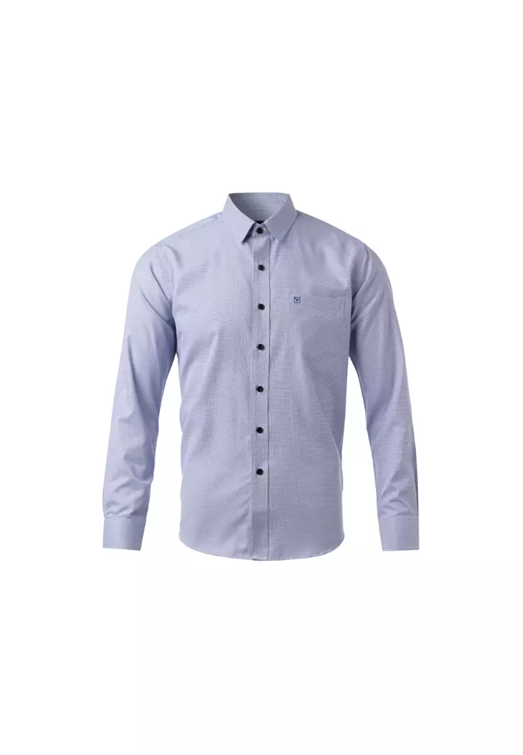 Chemise Valentino Rudy Design Neuve - Taille 39 M, Coton, Fines Rayures, Col Boutonné