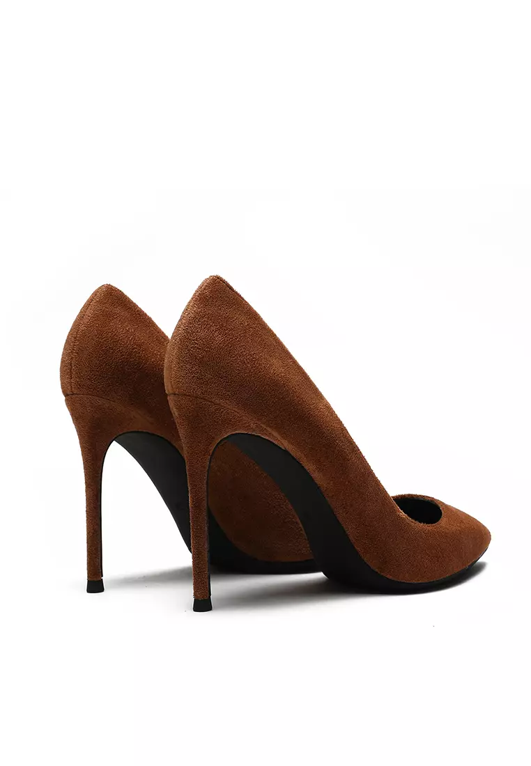 10CM Uniform Pointed High Heel Shoes HZL212