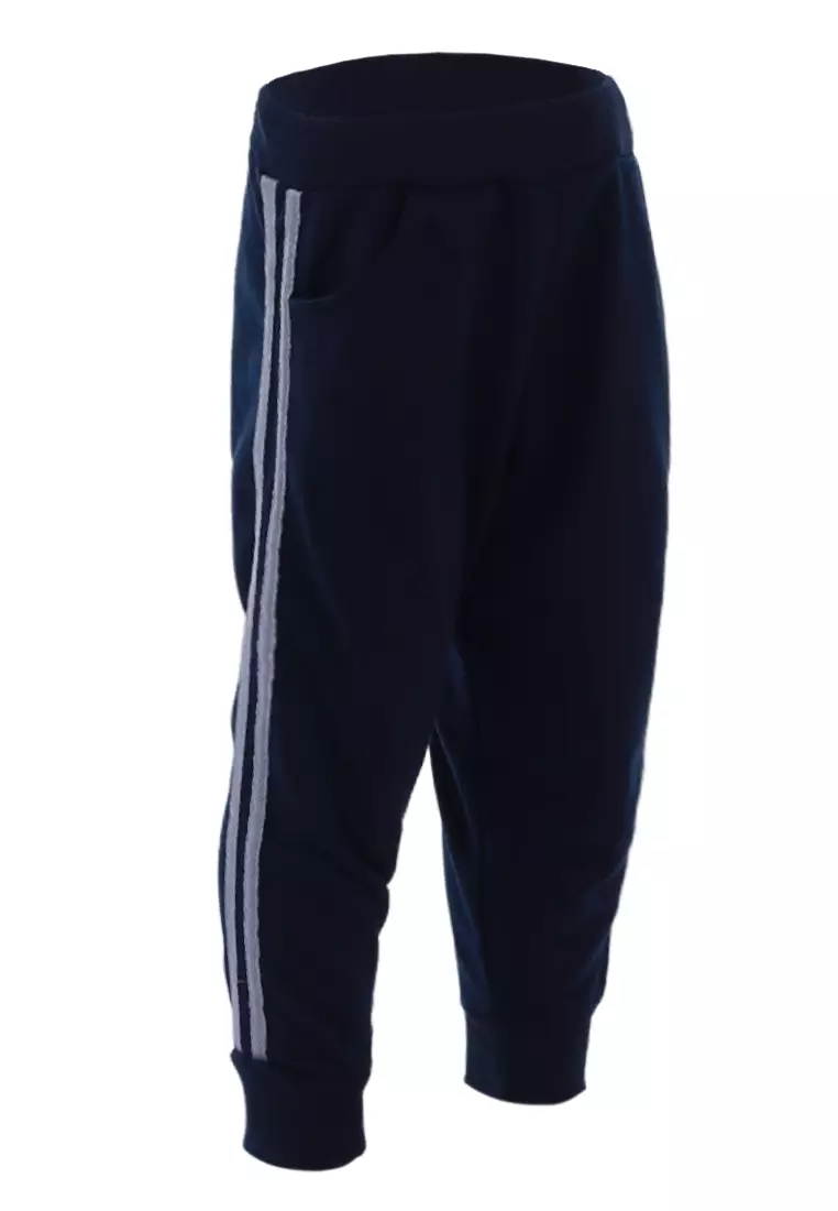 Wileen Celana Panjang Anak Unisex Motif Polos Kid Jogger Pants Material Babyterry ORIGINAL - Navy