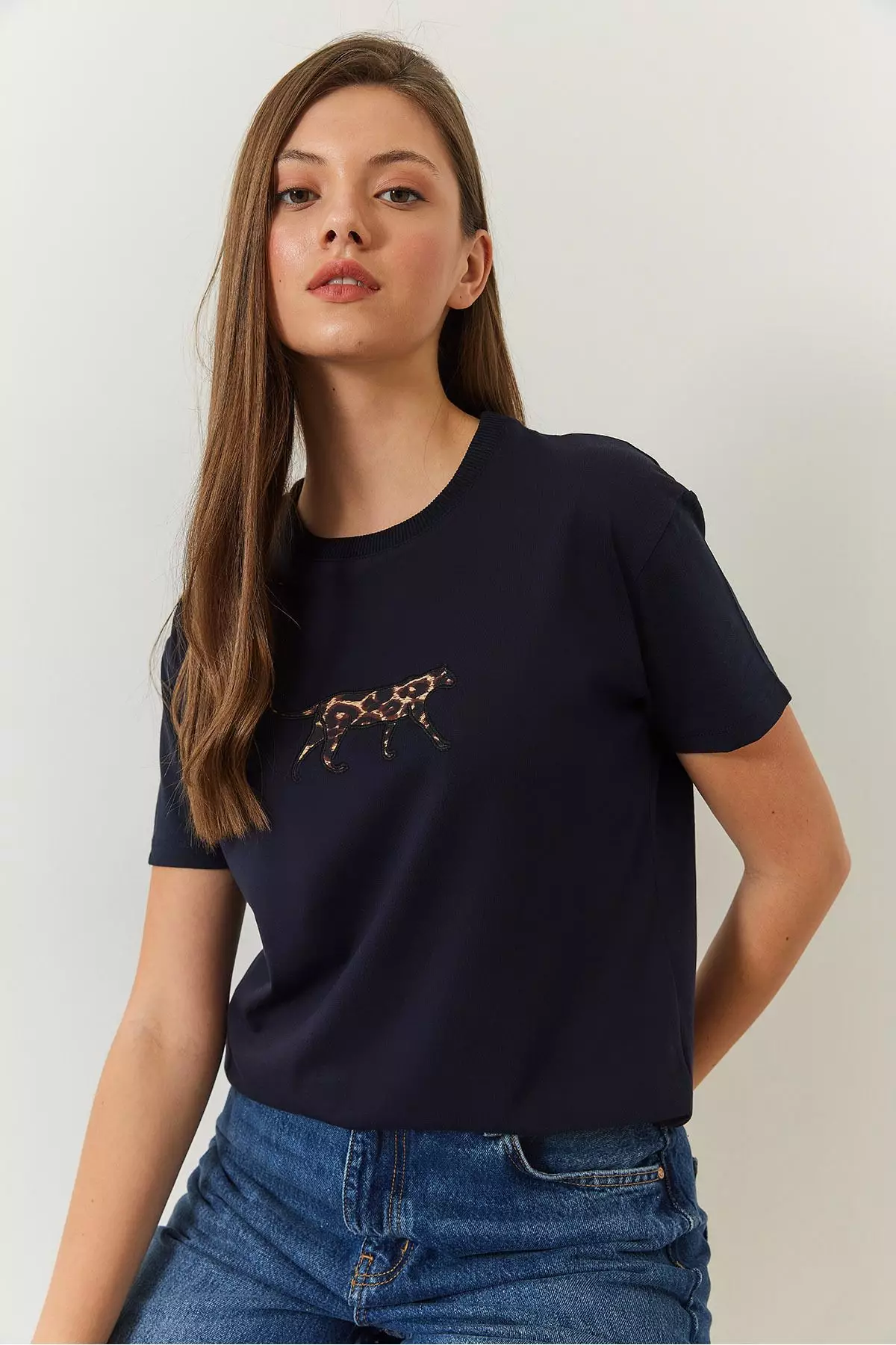 Women's Leopard Print T-Shirt 60602006