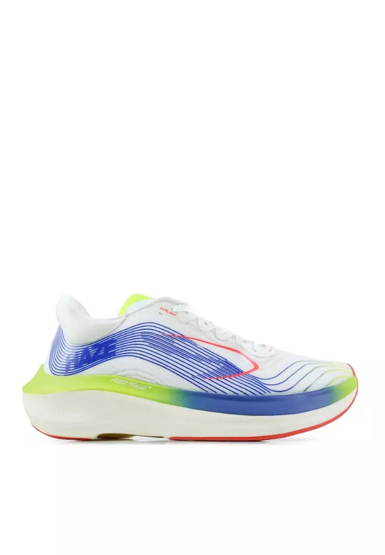910Nineten HAZE TEMPO sepatu lari - PUTIH BIRU/MERAH/LIME