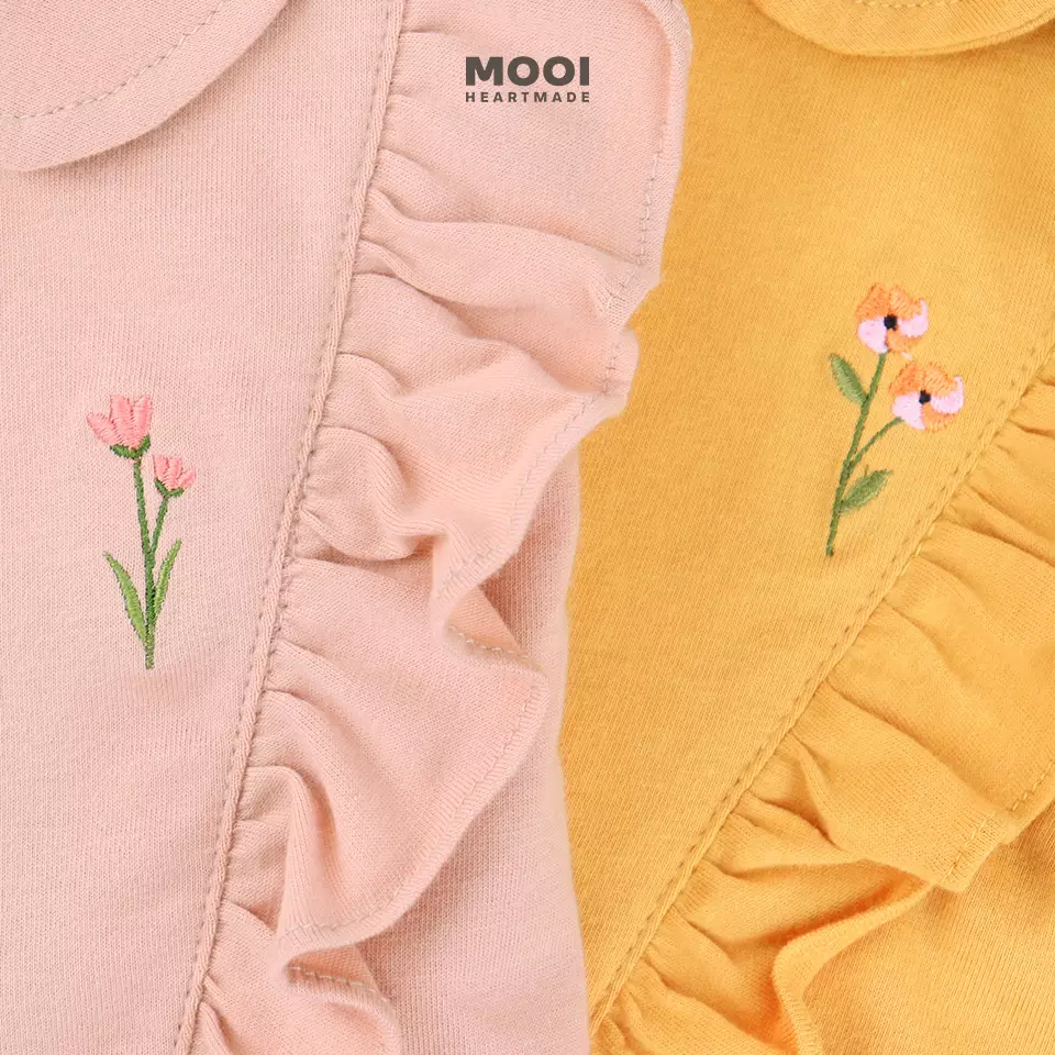 Mooi Atasan Anak Perempuan Wendy Top - Marigold