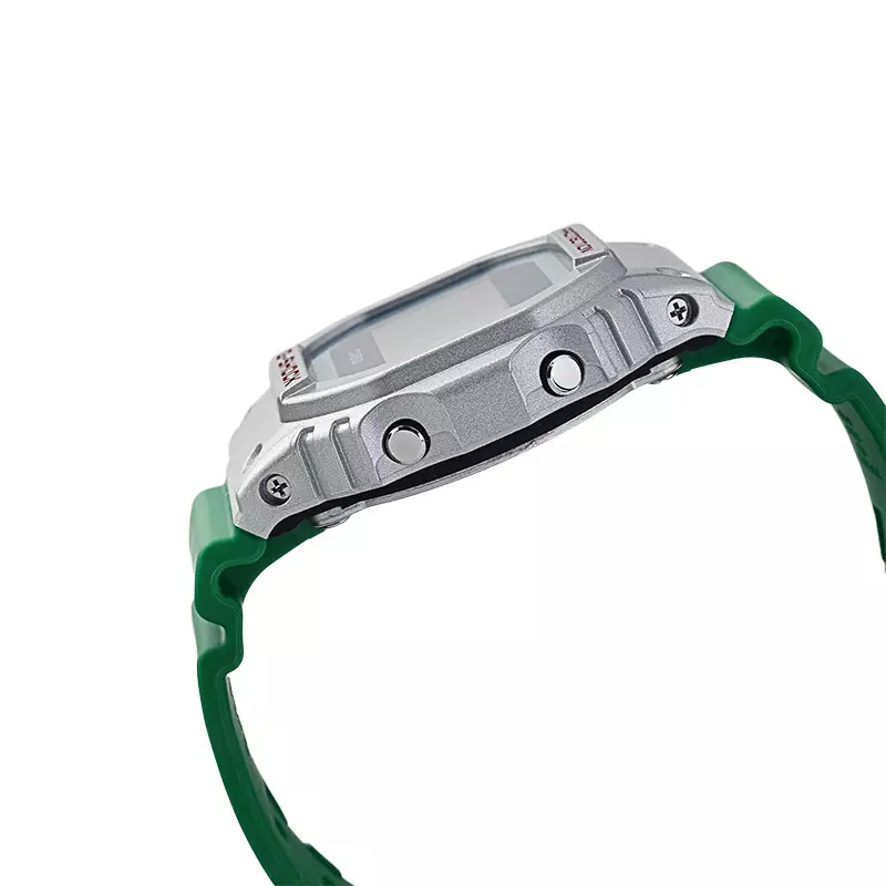 Jam Tangan Pria Casio G-Shock DW-5600EU-8A3DR DW5600 DW-5600EU Euphoria Digital Dial Green Resin Band