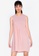 ZALORA BASICS pink Basic Asymmetric Frill Sleeveless Dress CF234AAFBDA37FGS_1