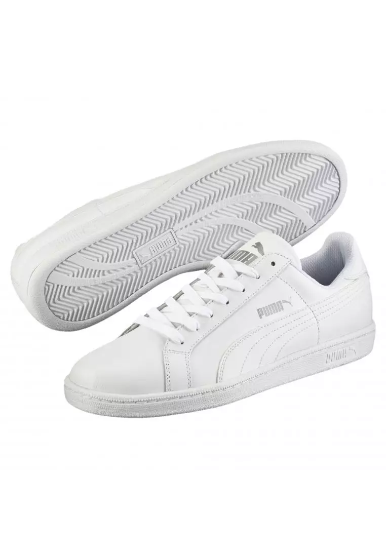 Puma smash leather white store