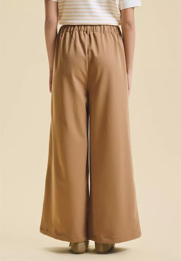 Dress Code Wide Pleated Trousers
