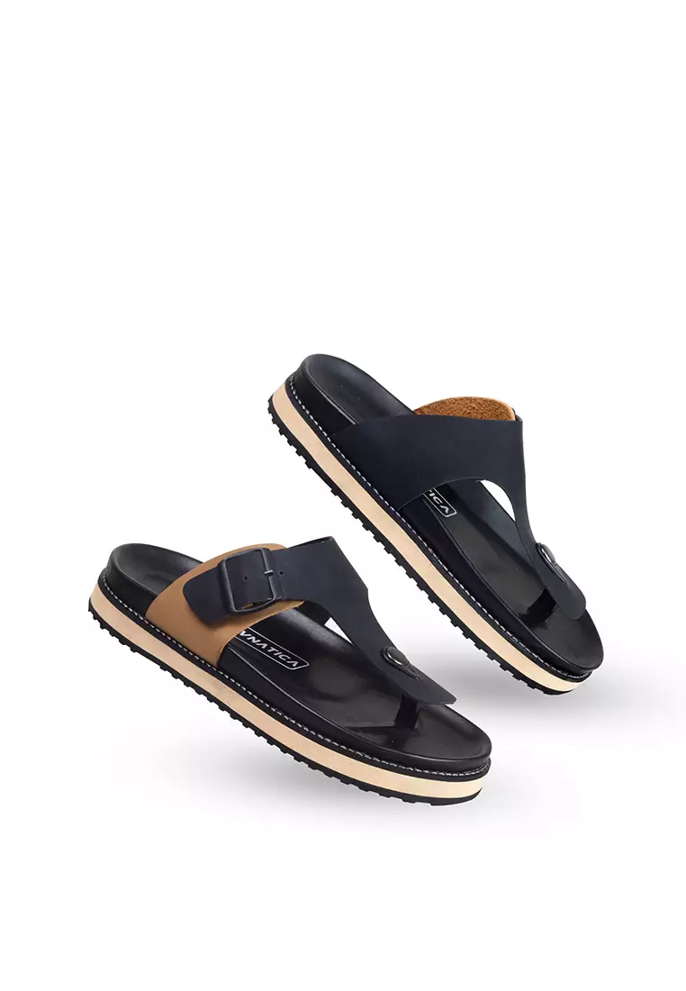 Lvnatica Azka Choco Black Slippers Sandals