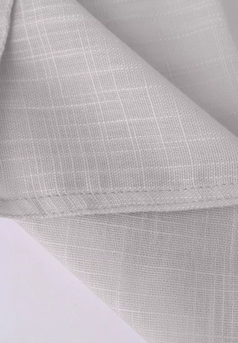 Cotton Bee - Nakeya Shawl | Hijab Pashmina | Viscose Linen - Grey